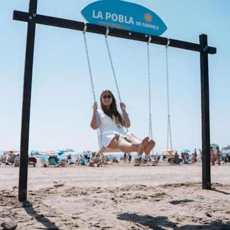 Coqueto Apartamento De Playa Con Piscina Y Terraza バレンシア エクステリア 写真