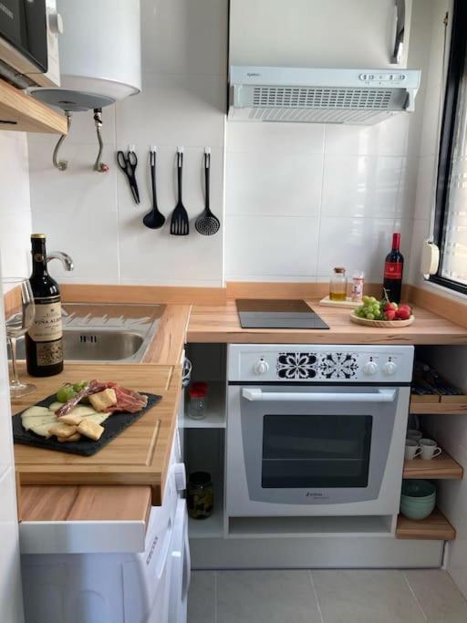 Coqueto Apartamento De Playa Con Piscina Y Terraza バレンシア エクステリア 写真