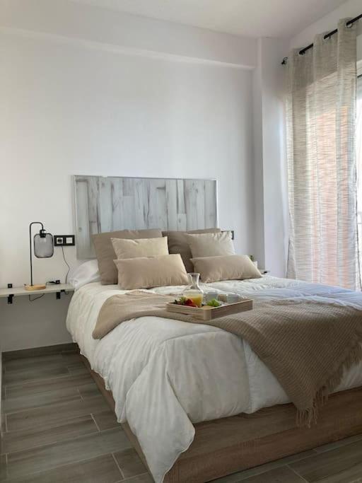 Coqueto Apartamento De Playa Con Piscina Y Terraza バレンシア エクステリア 写真