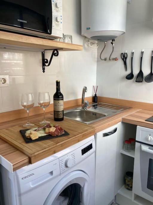 Coqueto Apartamento De Playa Con Piscina Y Terraza バレンシア エクステリア 写真