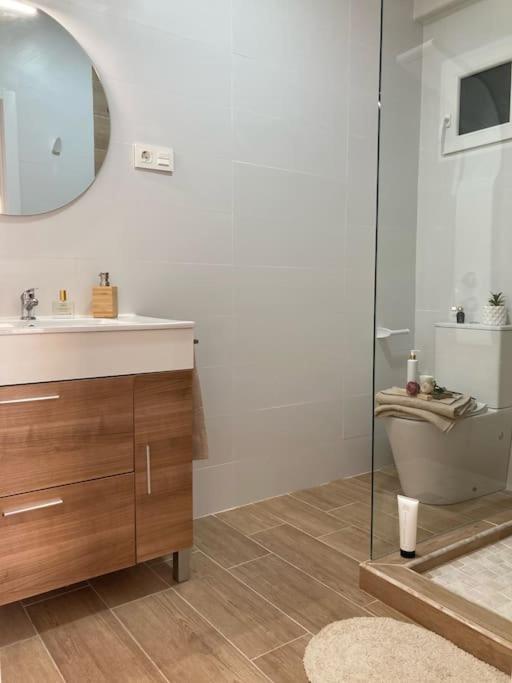 Coqueto Apartamento De Playa Con Piscina Y Terraza バレンシア エクステリア 写真